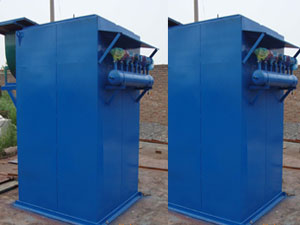 為山東寧津客戶制造的單機袋式除塵器